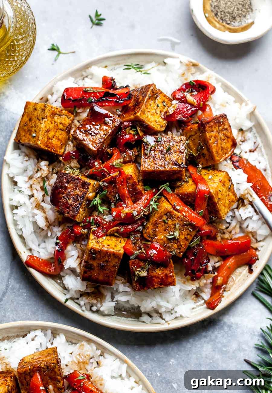 Balsamic Tofu