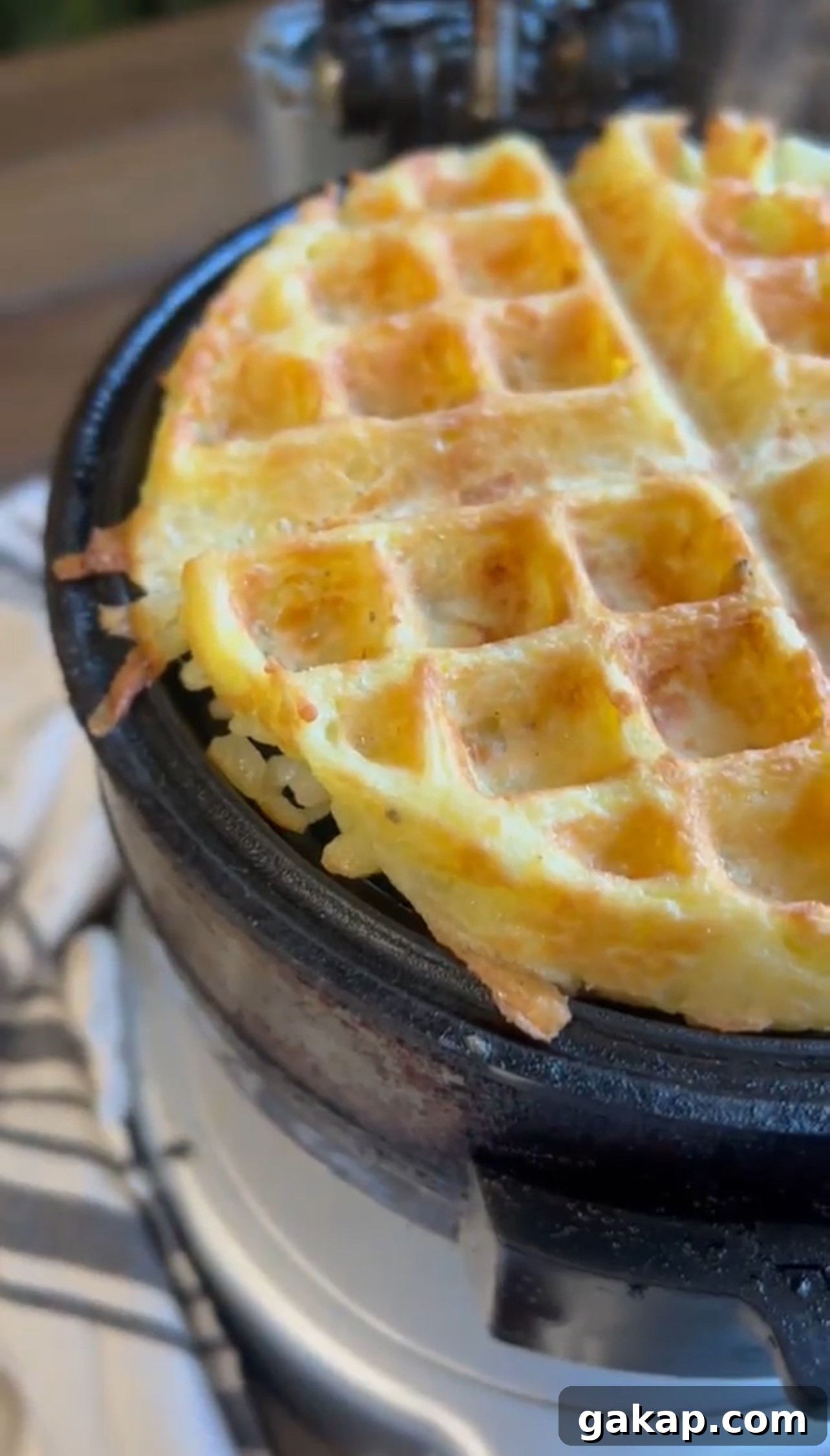 Whole30 Hash Brown or Cauliflower Waffles - Paleo, gluten-free, dairy-free, nut-free, freezer-friendly, kid-friendly