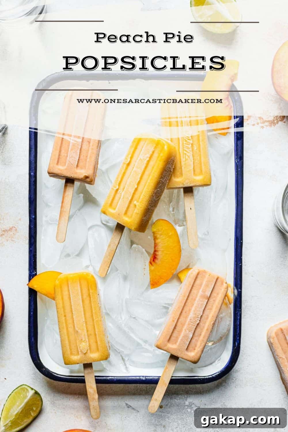 Refreshing Peach Pie Popsicles Recipe: Homemade Summer Dessert 14 Peach popsicles final