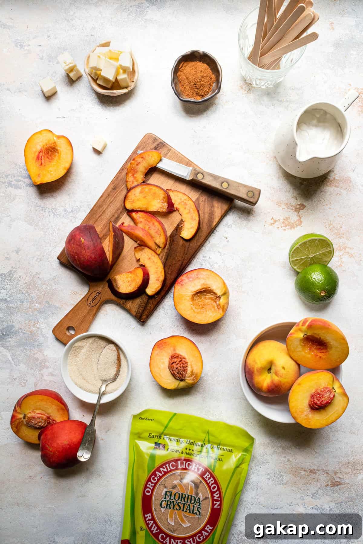 Refreshing Peach Pie Popsicles Recipe: Homemade Summer Dessert 5 Peach ingredients