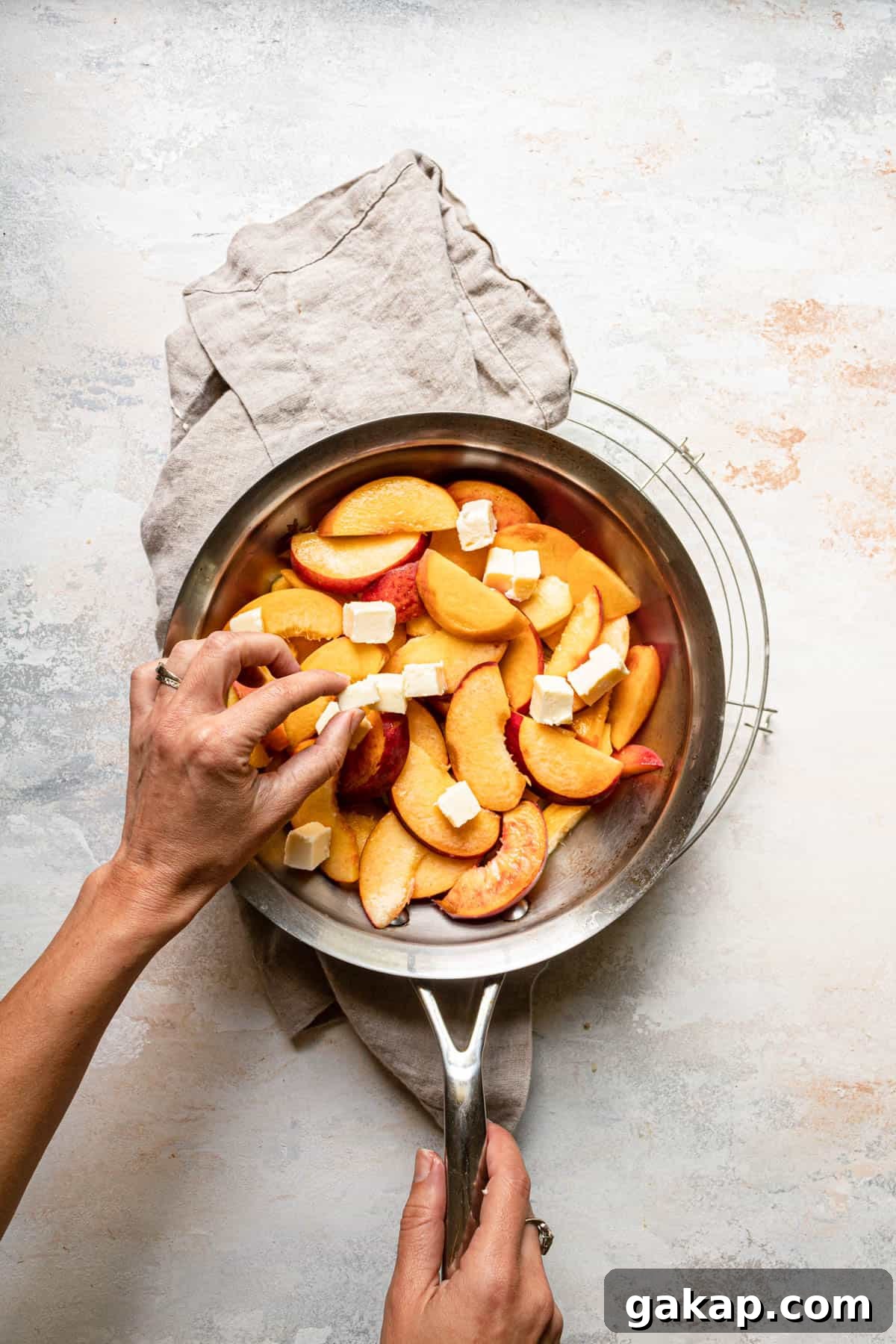 Refreshing Peach Pie Popsicles Recipe: Homemade Summer Dessert 6 Cook peaches with butter