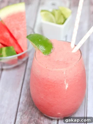 Watermelon slushie