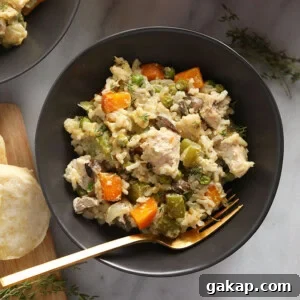 chicken pot pie casserole