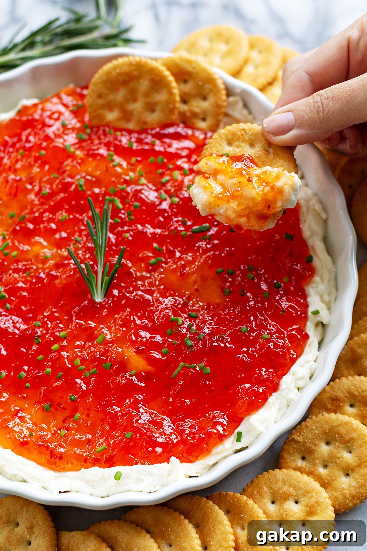 Sweet Pepper Jelly Cream Cheese Dip Recipe for Parties 3 img 83097 2