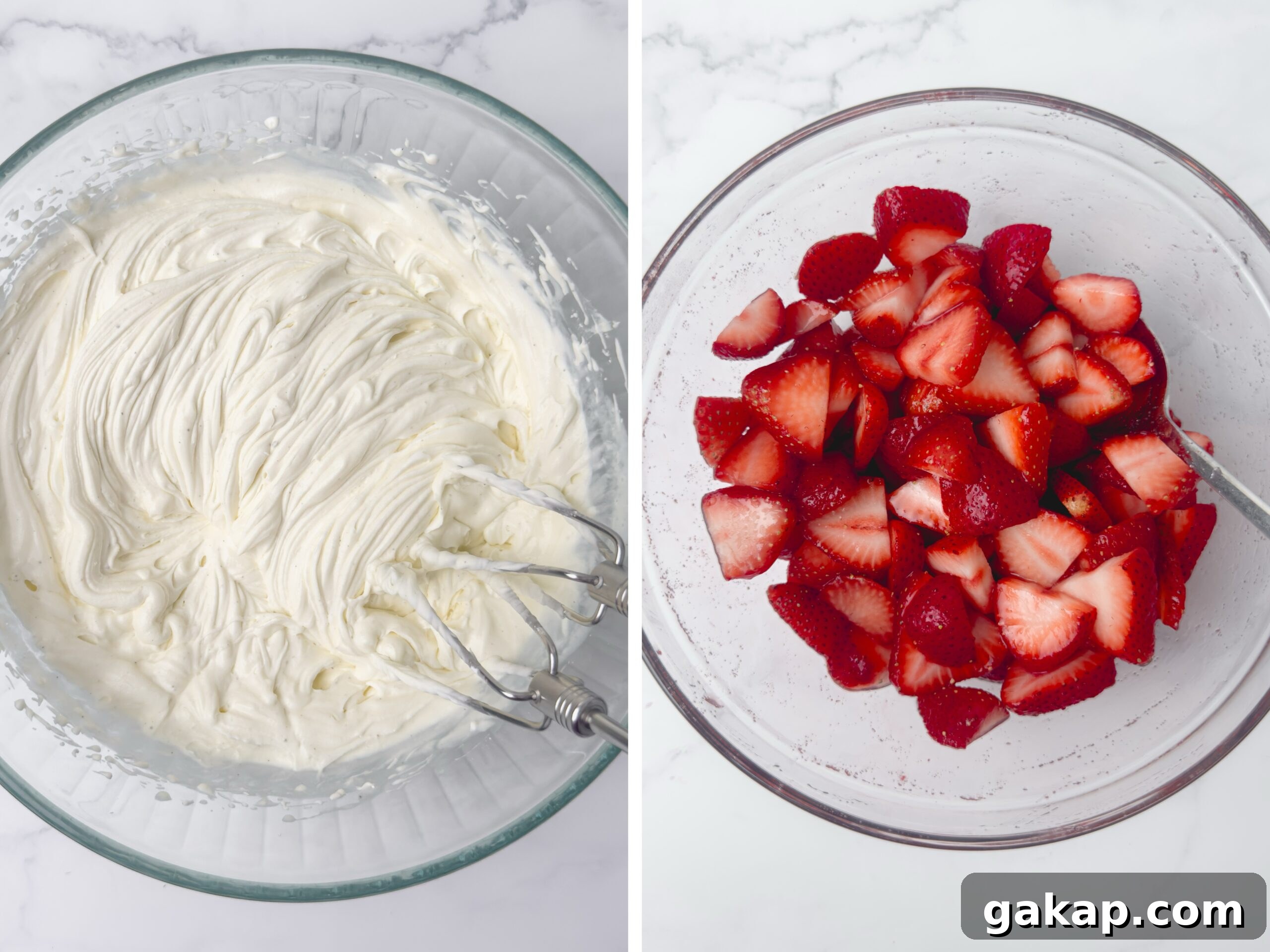 Mascarpone cream and cake