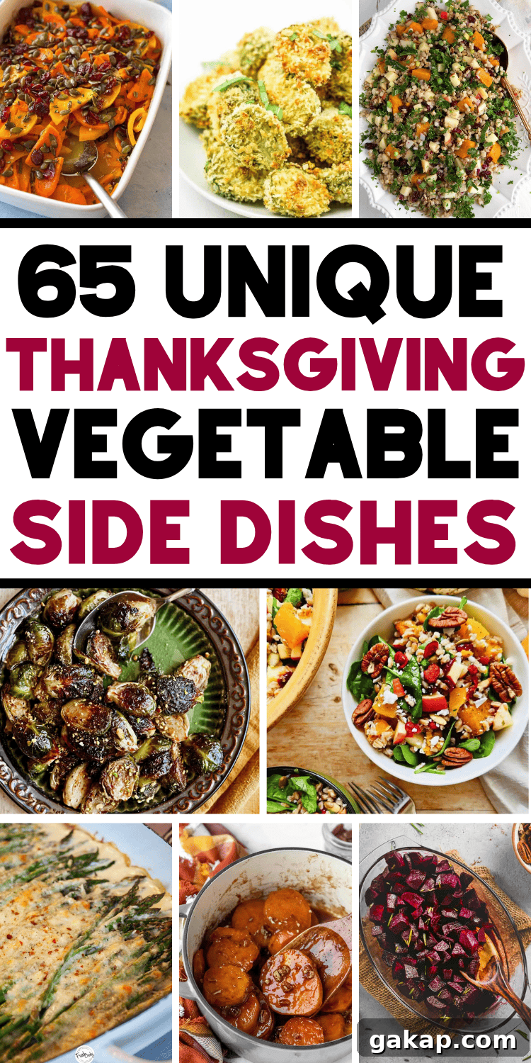 Vegetable side dishes for Thanksgiving