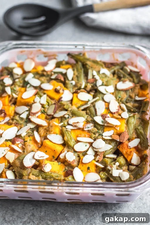 finished butternut squash casserole