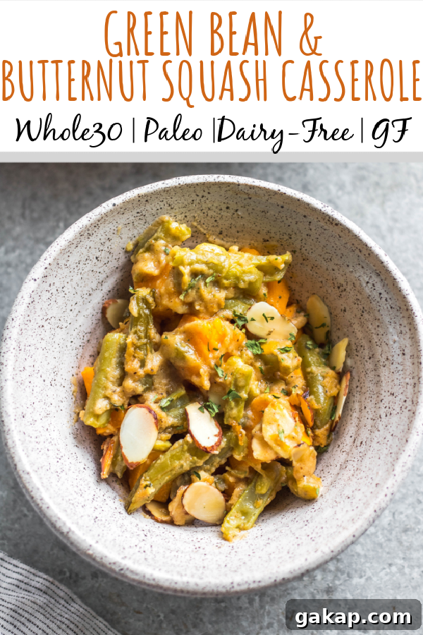 finished Whole30 butternut squash casserole