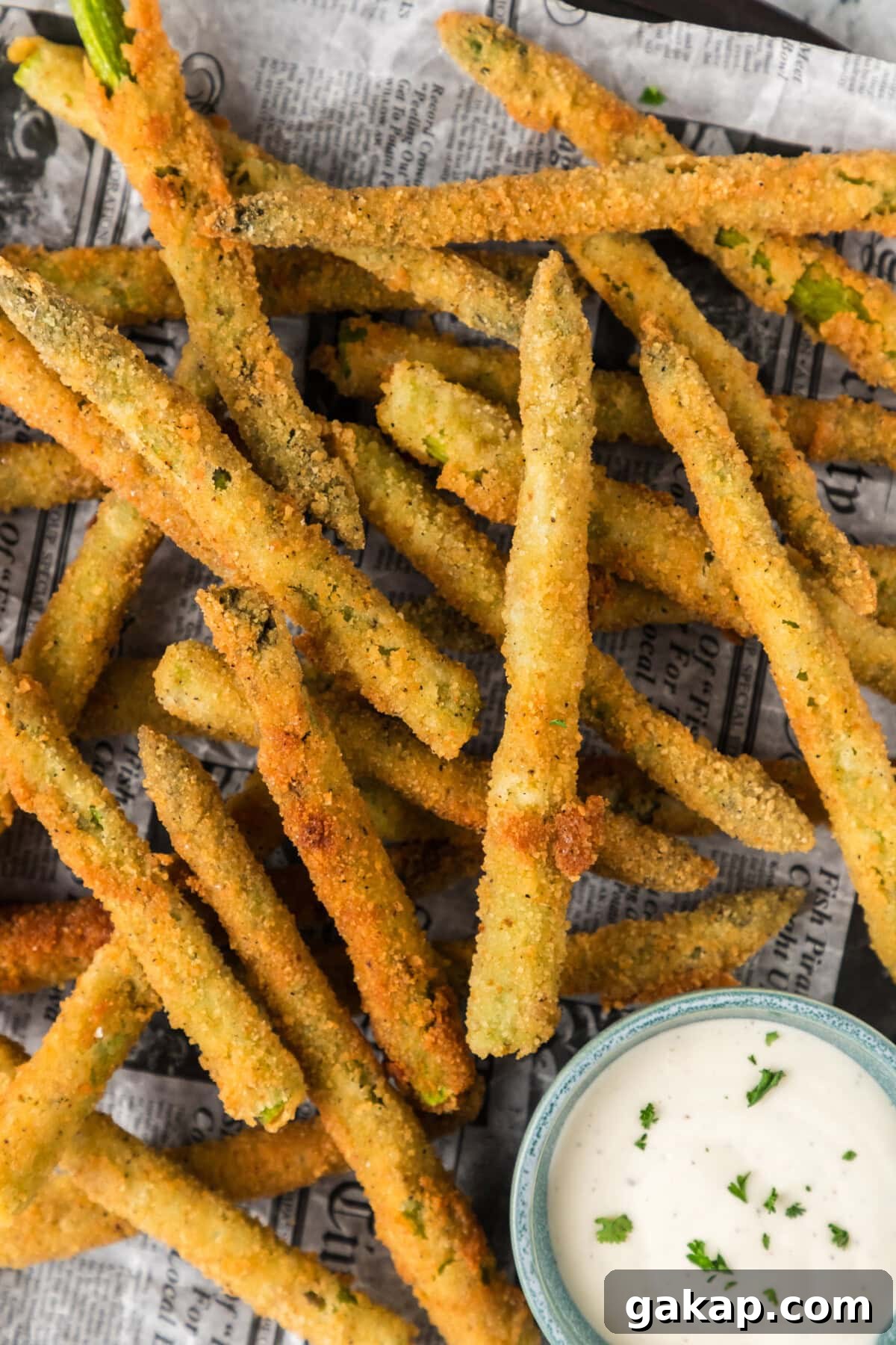 Crispy Pan-Fried Asparagus with Garlic and Lemon 2 Close up photo of Fried Asparagus