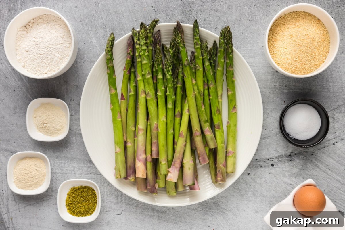 Crispy Pan-Fried Asparagus with Garlic and Lemon 4 Ingredients for Fried Asparagus
