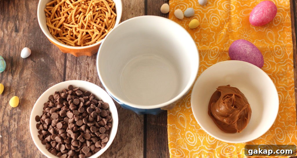 Chocolate Bird's Nests: How to Make Crispy Cocoa Nest Treats 2 Chocolate biscoff bird's nest ingredients