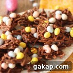 Chocolate Bird's Nests: How to Make Crispy Cocoa Nest Treats 4 chocolate birds nest cookies