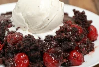 Black Forest Cherry Cobbler Recipe