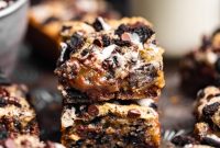 Gooey Oreo Blondies: Small-Batch Recipe