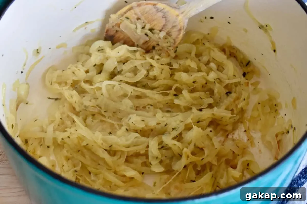 Caramelized Onions in a dutch oven. 