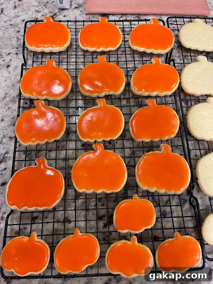 gluten-free halloween cookies in pumpkins