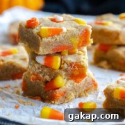 Candy Corn Blondies by Baking The Goods