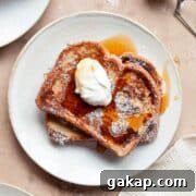 Healthy high protein french toast.