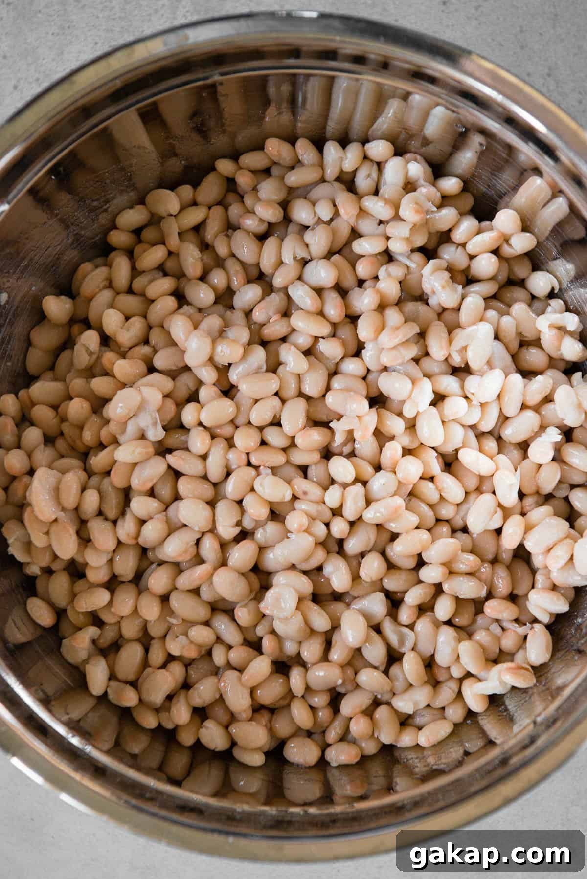 cooked navy beans