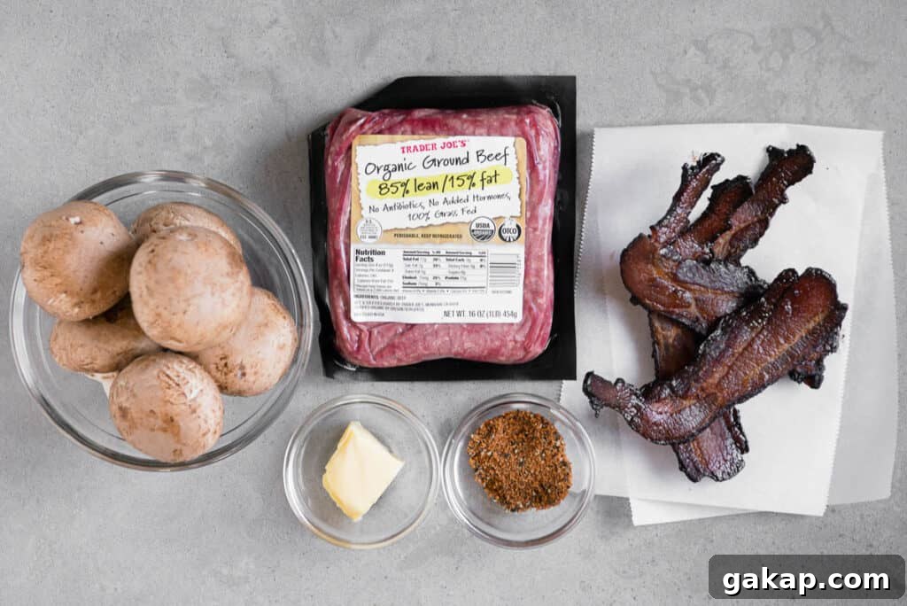 ingredients needed to make the best hamburgers