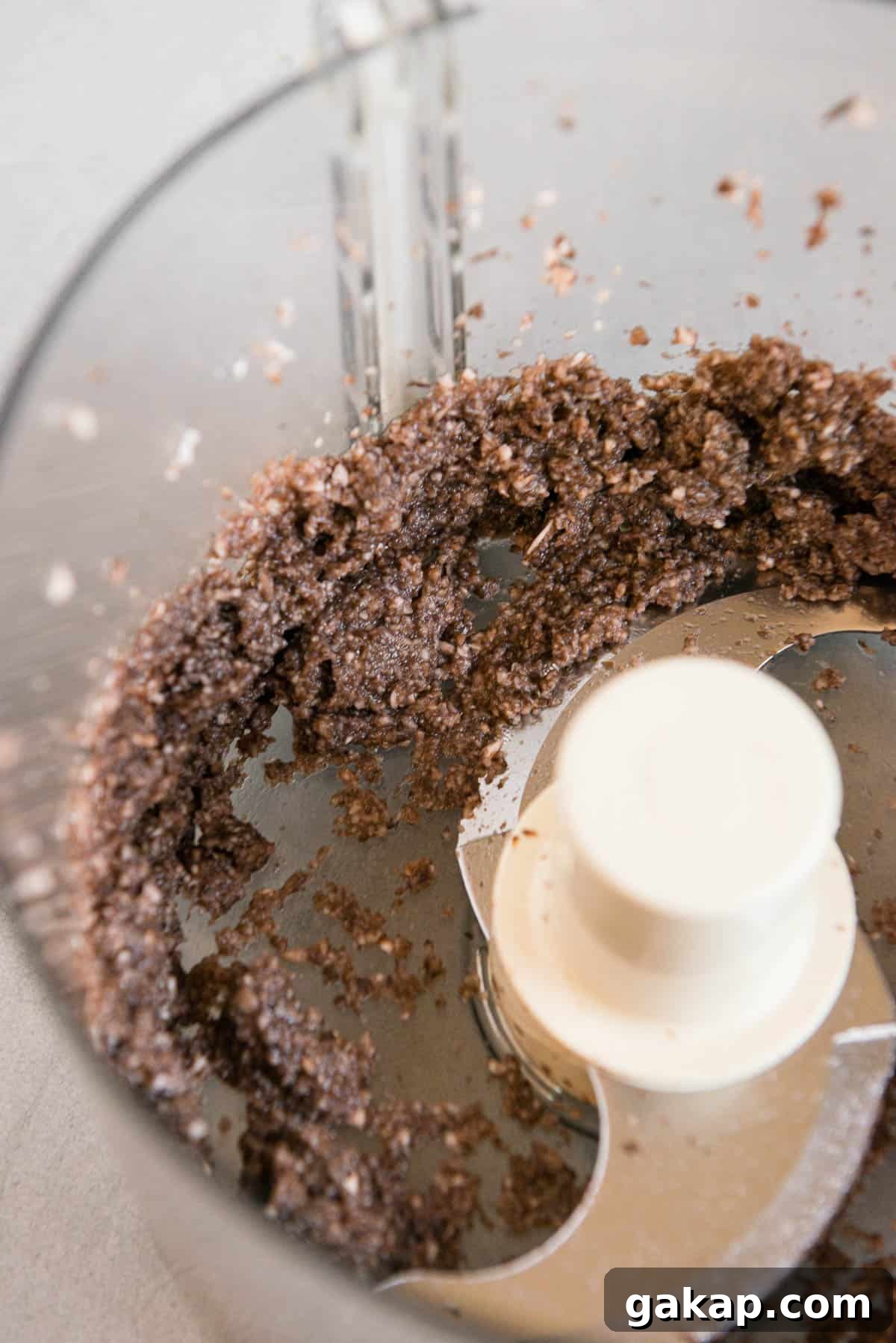 ground mushrooms in food processor