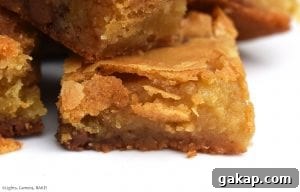 Salted caramel poured over blondie base
