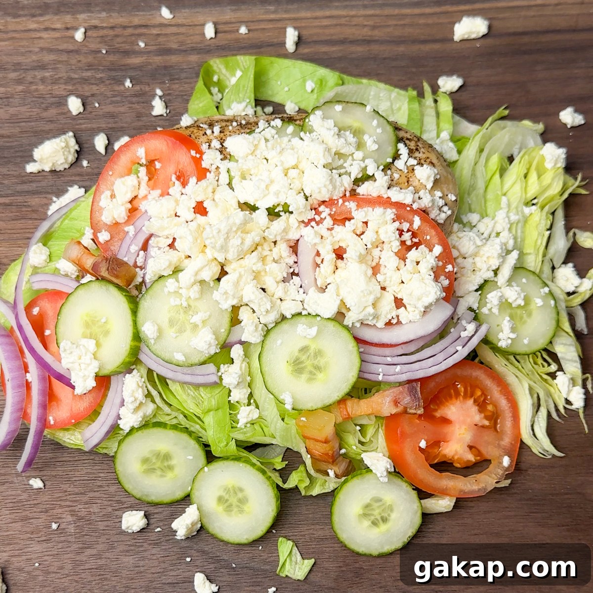 Add all ingredients to a cutting board!