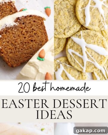Easter desserts