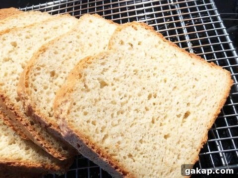 Gluten Free Beer Bread Square Slices