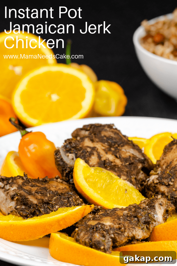 Another view of Jamaican Jerk Chicken
